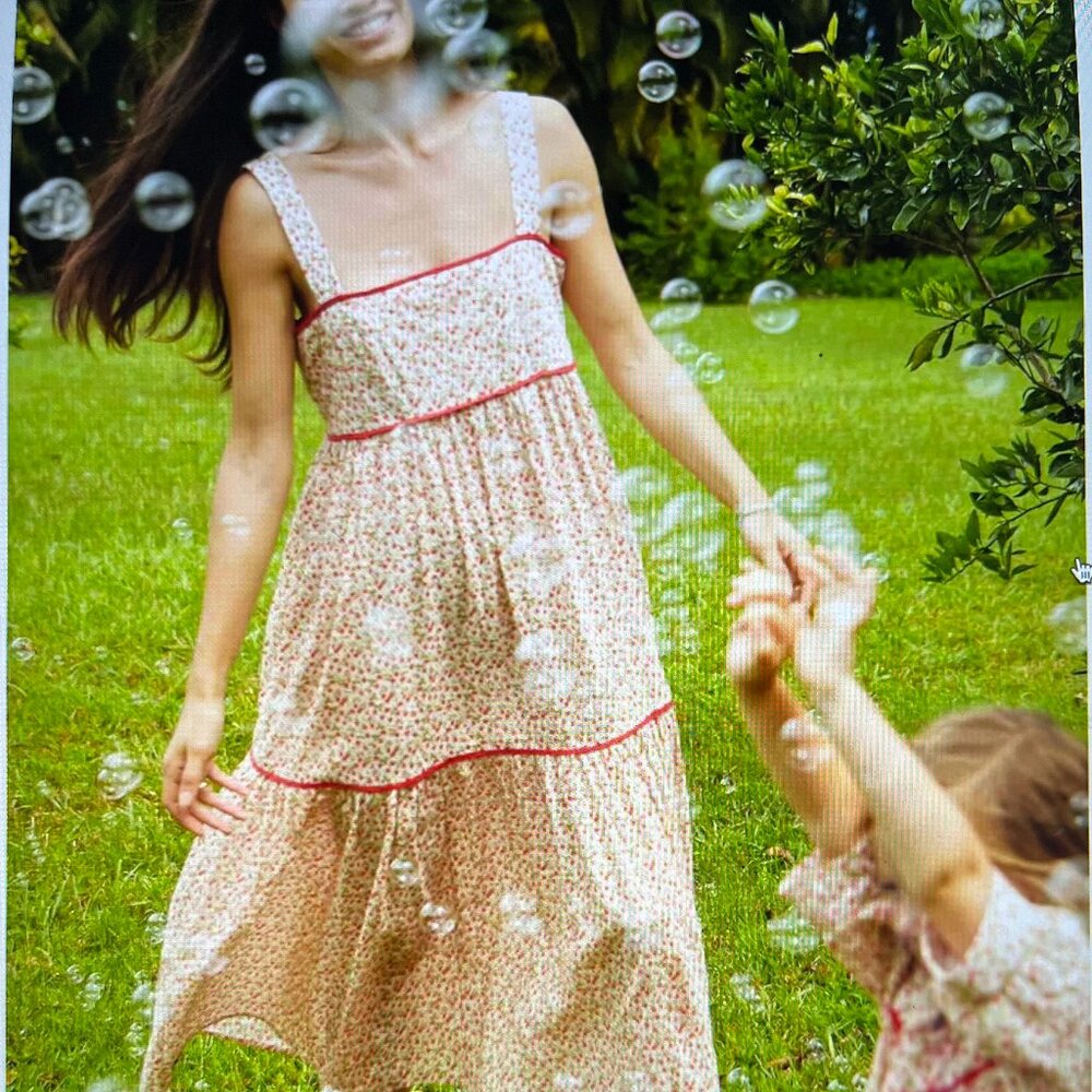 NWT Christy Dawn Chiara Dress Strawberry Fields, Sz L